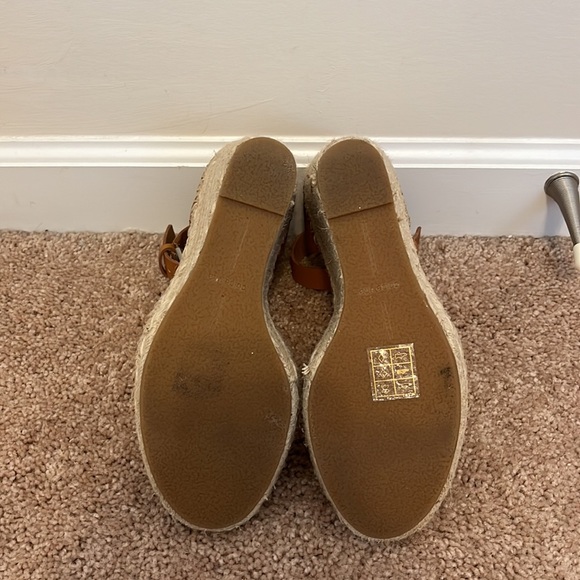Dolce Vita Cognac Espadrille Wedges 8.5 - Picture 3 of 6